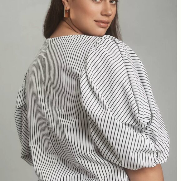 Maeve Puff-Sleeve boatneck top - Picture 2 of 4